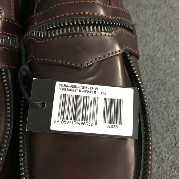 NWT Men\'s Sz EU 43 US 10 Diesel EDGEKORE D-Whiper Brown Cordovan Leather Loafers main image 5
